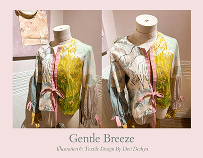 Gentle Breeze Textile Pattern Design