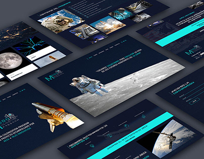 Moon Colonization Program - Website design