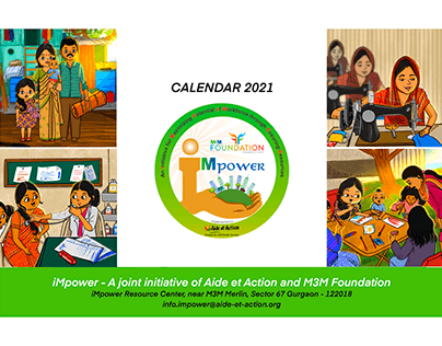 Aide et Action & M3M Foundation: Calendar 2021