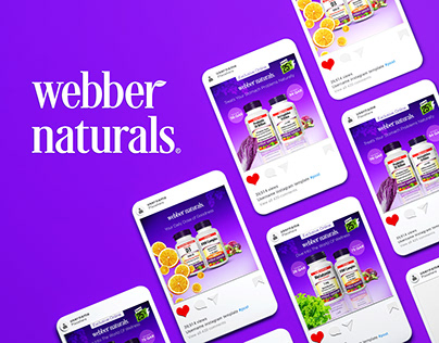 Webber Naturals-Social Media Design