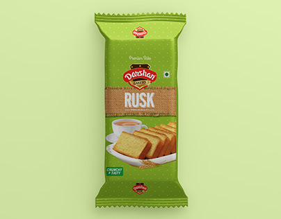 Darshan Rusk Packaging Design | Premium Rusk | Delhi