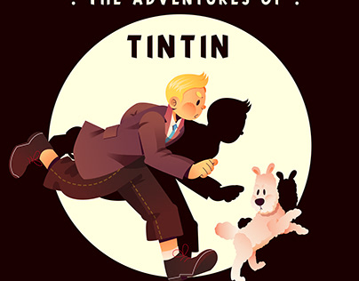 The Adventures Of Tintin Vector Illustration