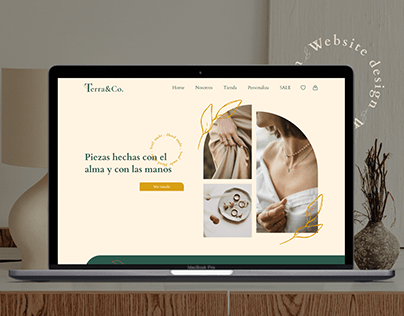 Peruvian jewelry website design