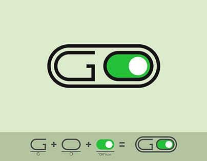 "Go On" Wordmark Logo Design