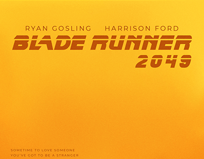 Blade Runner - Fanmade Poster