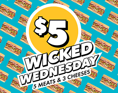 $5 Wicked Wednesday