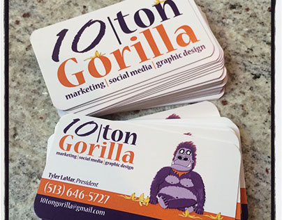 10|ton Gorilla business cards