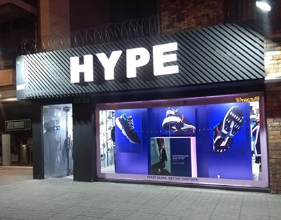 Branding Tienda HYPE /campañas Adidas