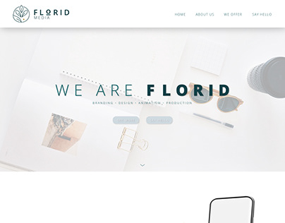 FLORID MEDIA WEBSITE DEPICTION