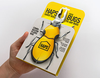 'Handy Bugs' pliers packaging