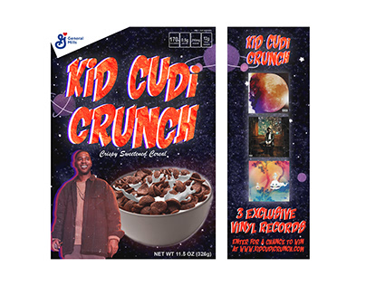 Kid Cudi Crunch Mock Cereal Box