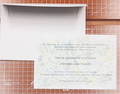 Graphic Design: Wedding Invitations