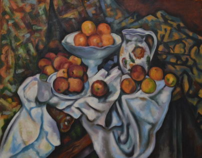 Master Copy Of Paul Cezanne's Painting