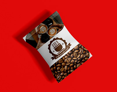 coffeecraft cafe logo and packaging concept identity