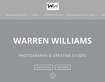 WARREN WILLIAMS PHOTOGRAPHY WEBSITE