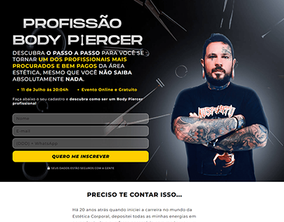 Site: Profissão Body Piercer