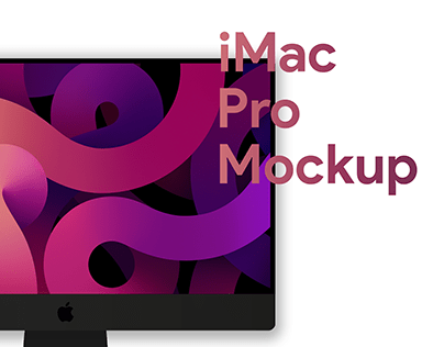 5K iMac Pro Mockup - it's a Freebie!