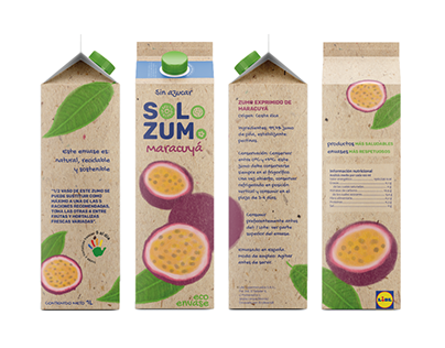 Diseño Packaging - Solo Zumo
