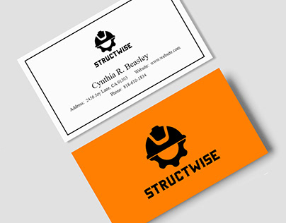 StructWise | Construction & Engineering Logo | Branding