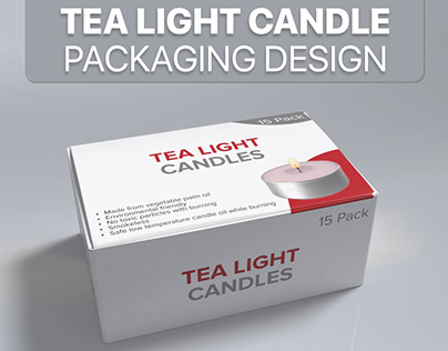 Tea Light Candle Packaging Design