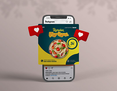 Ramadan - Food Social Media Post Design | StudioJive