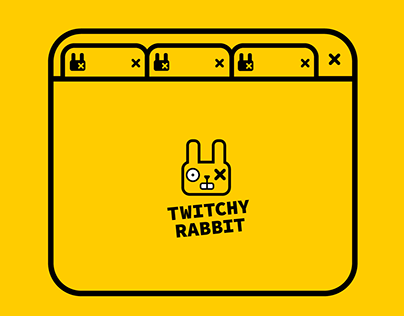 Twitchy Rabbit logo redesign [Thirty Logos challenge]