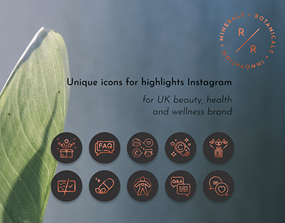 Social Media Branding: icons highlights | Instagram