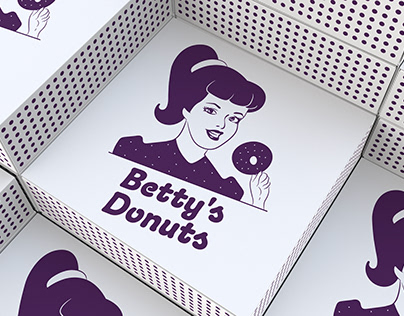 Betty's Donuts Branding & Packaging | Brand Identity