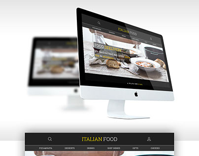 Дизайн сайта для ресторана итальянской кухни
