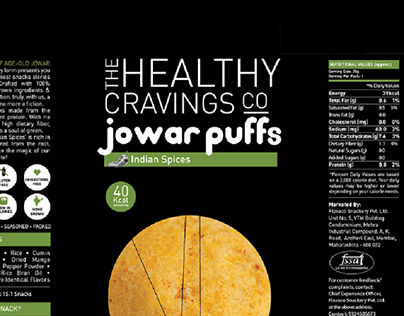 Packaging and Mock-ups for Healthy Cravings Co.