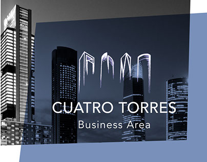 Cuatro Torres Business Area Branding identity