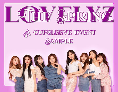 Kpop Girl Group: Lovelyz Handbanner and Cupsleeve