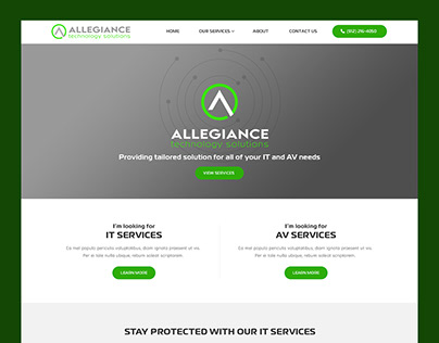 Allegiance Technology Solutions // Web Design