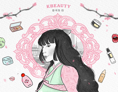 Kbeauty illustration TalktalkKorea