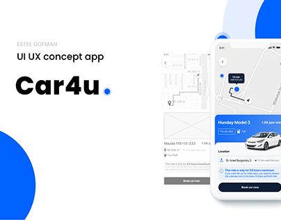 car4u- rental car concept app