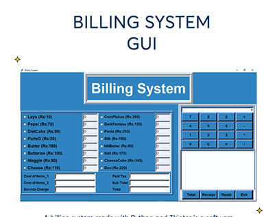 Billing System GUI