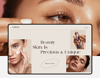 Clinique website | UX/UI Design