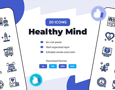Healthy Mind Icons