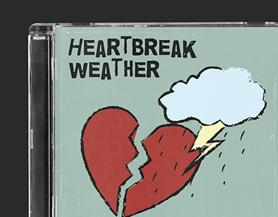 Project thumbnail - Heartbreak Weather - Cover & CD design