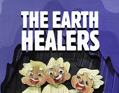 Reillustration of the book "The Earth Healers" - Thesis