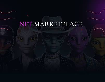 NFT MarketPlace || landing page design