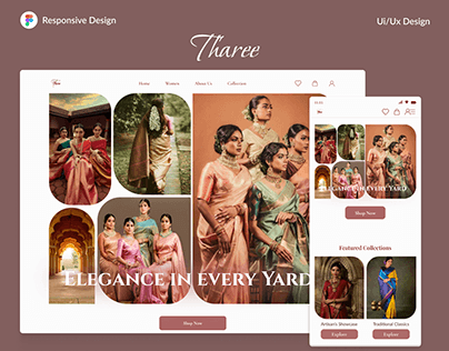 Tharee an E-commerce Web Design