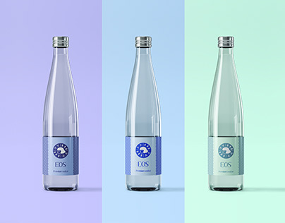 EOS water branding