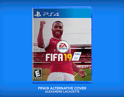 FIFA19 ALTERNATIVE PS4 COVER "ALEXANDRE LACAZETTE"