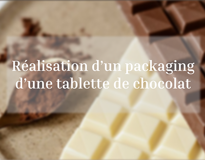 Packaging d'une tablette de chocolat