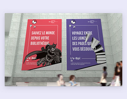 Campagne d’affiche - Bibliothèque du Centre Pompidou