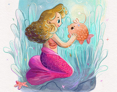 Mimi, the little mermaid