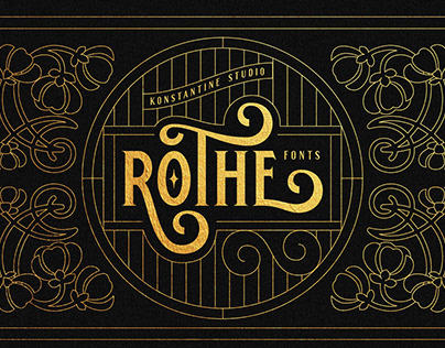 ROTHE - Vintage Luxury Font