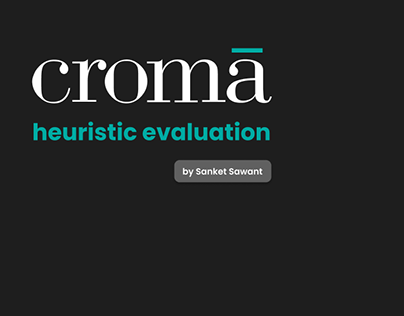 Croma - heuristic evaluation