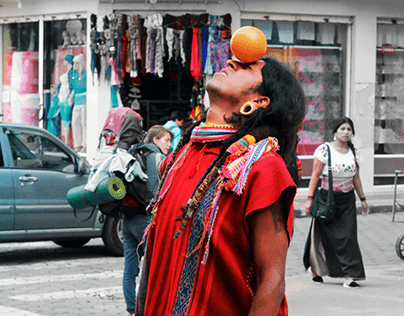 Otavalo a colourful town